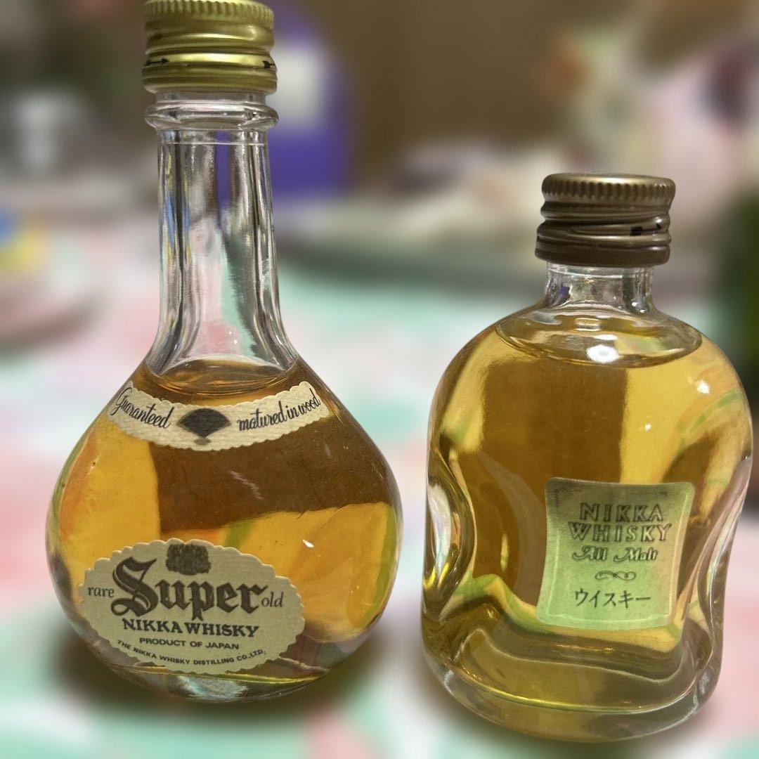 ニッカウイスキー 、ワイン、ミニボトル7本セット/値下げ8500円→6500円