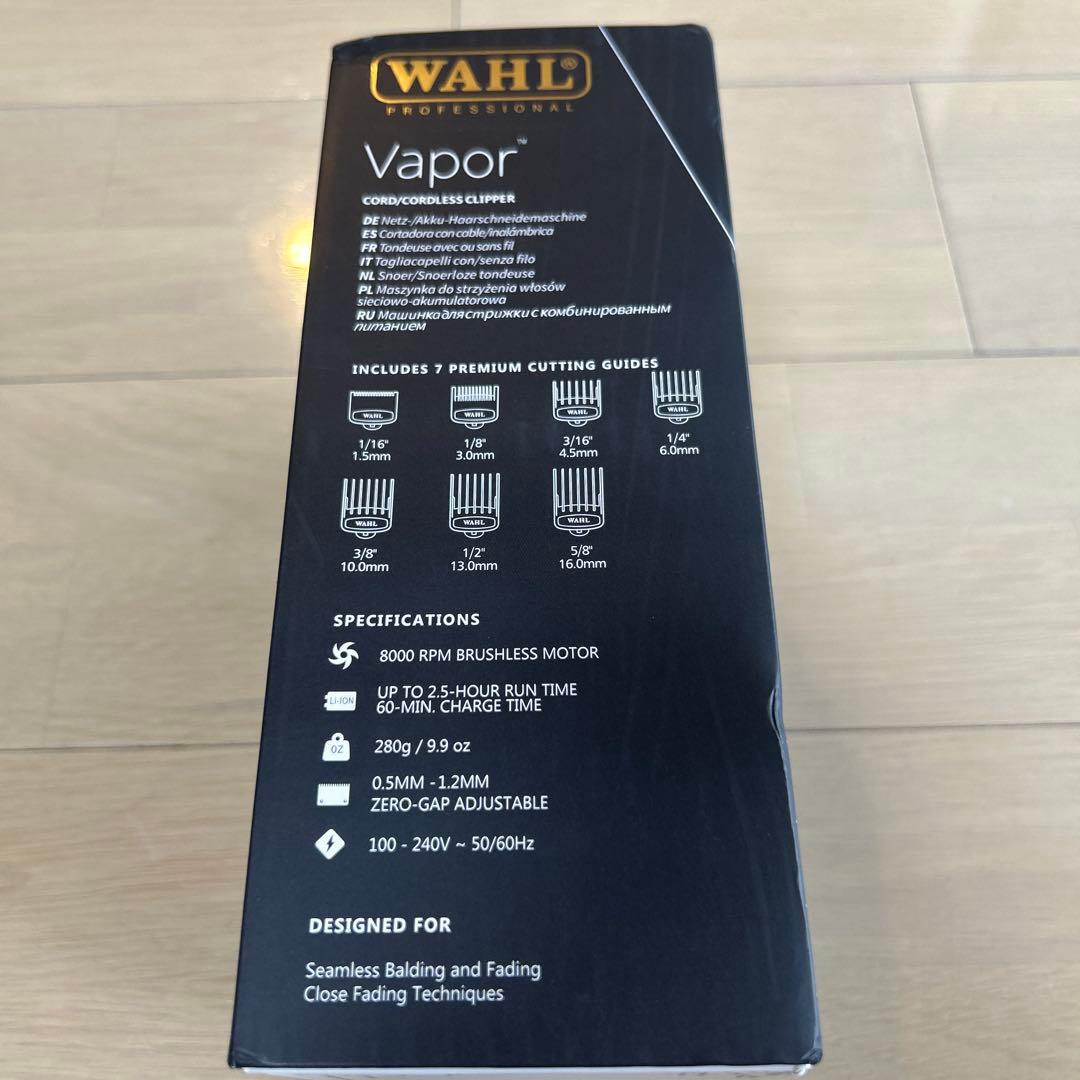 未使用品Wahl vapor Star ヴェイパー コー ド/コードレス