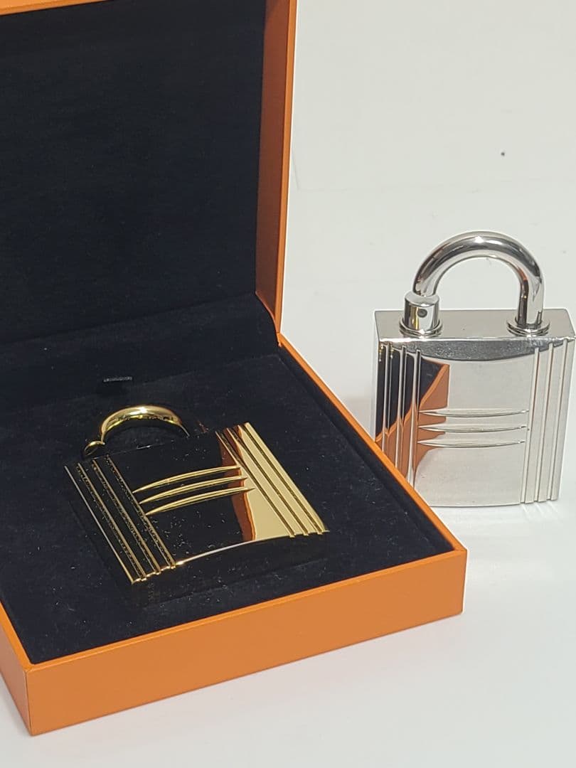 HERMES　ジュエルロック　パヒューム　カデナ　ゴールド　シルバー　セット