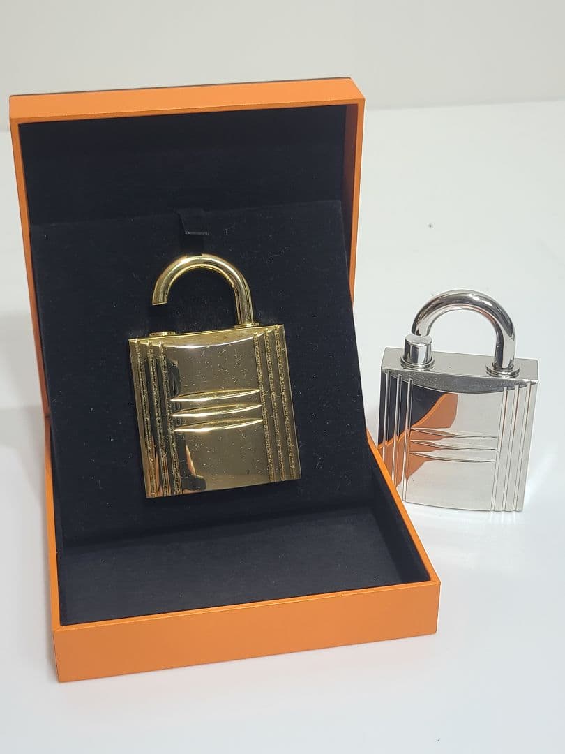 HERMES　ジュエルロック　パヒューム　カデナ　ゴールド　シルバー　セット