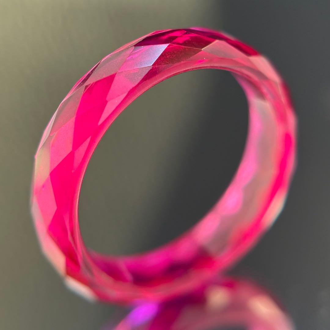 サイズ14.5新品未使用Lab Grown Ruby（人工培育ルビー）リング指輪