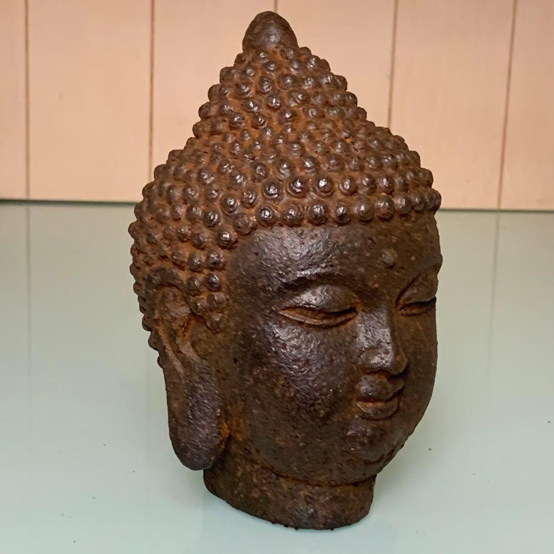 アンティーク　鉄仏　如來仏　清国時代物　本物保証　仏像　骨董品　インテリア