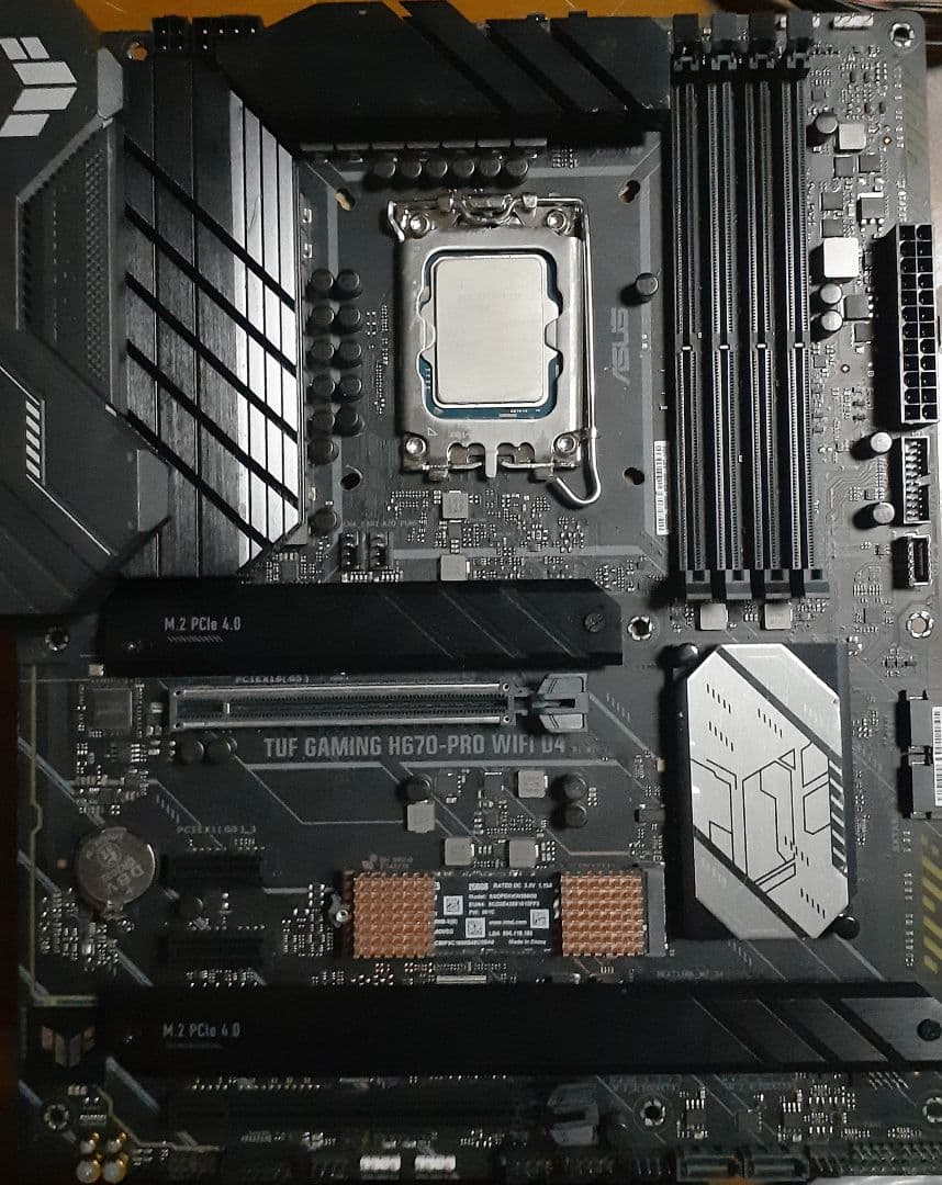 H670-PRO WIFI D4 cpu m.2ssd セット 訳ありジャンク