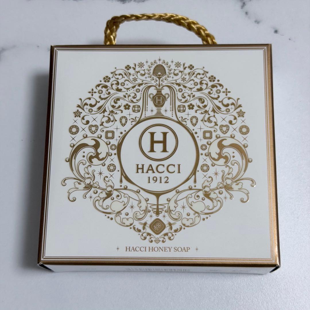 HACCI 洗顔　石鹸　ハッチ　HONEY SOAPはちみつ石鹸　泡立てネット