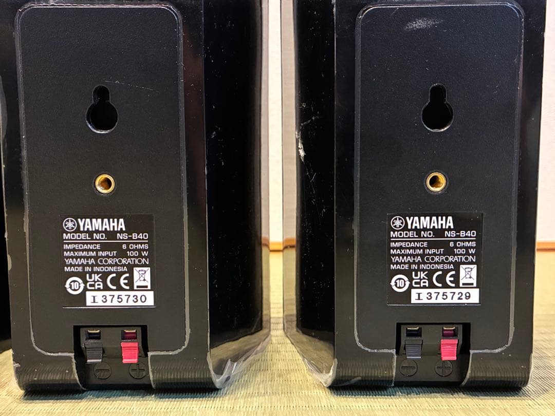 美品 YAMAHA ヤマハ NS-C40 NS-B40 保護フィルム付き 連番