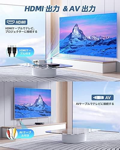 ミニDVDプレーヤー 1080PサポートFELEMAN DVD/CD再生専用モp
