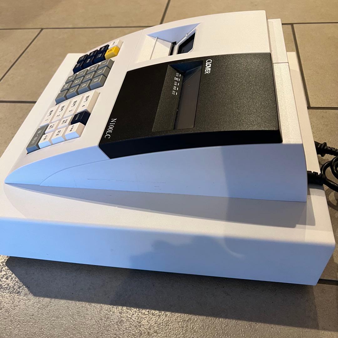 【ロール紙18個付】美品 レジスター N100LC クローバー電子 CLOVER