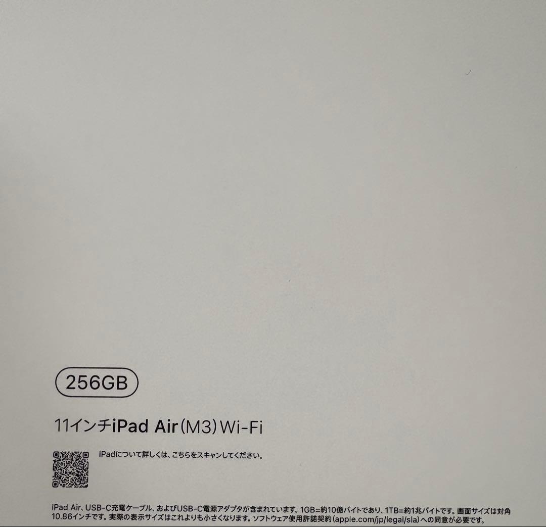 iPad本体 iPad air m3 256GB