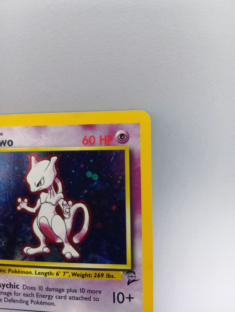 ミュウツー(キラ)(海外版) Ｍewtwo 10/130★ やや傷汚れ白かけあり