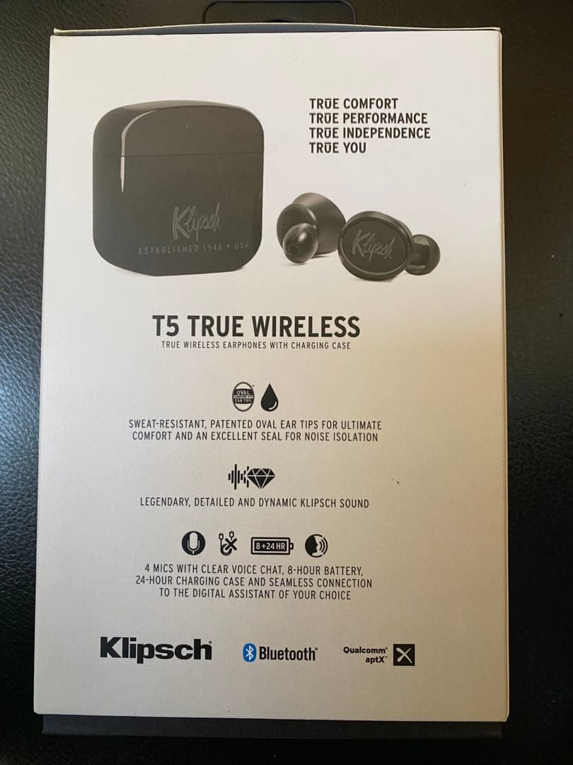 Klipsch T5 TRUE WIRELESS イヤフォン　新品未使用定価以下