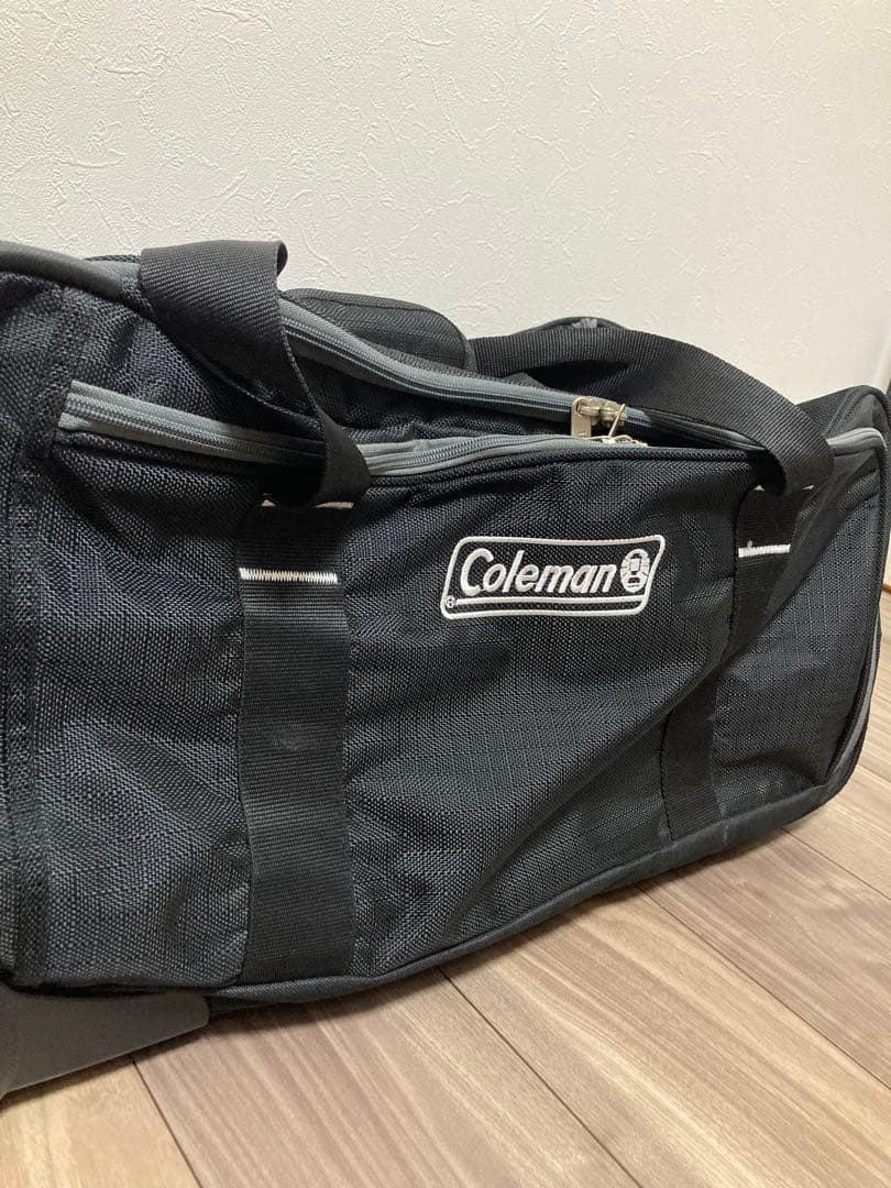 【大容量】Colemanコールマン　70L ボストンキャリー ボストンバッグ　黒