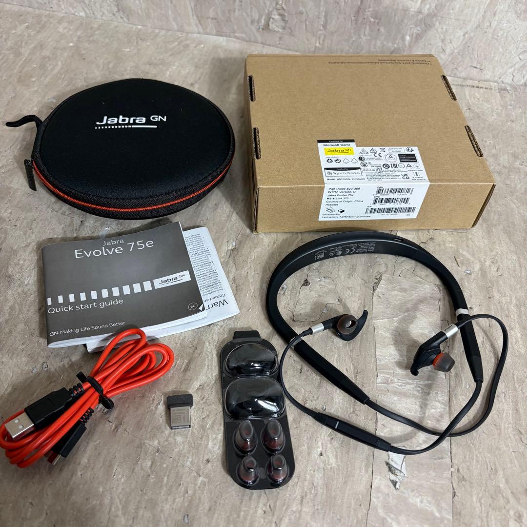 Jabra Evolve 75e イヤフォン　7099-823-309