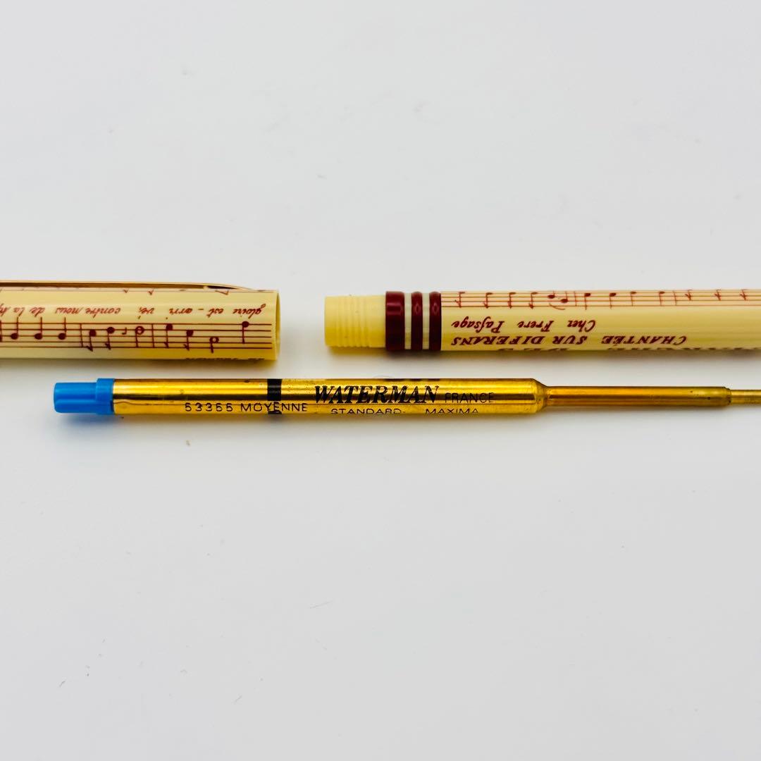 希少 美品 ウォーターマン ボールペン フランス国歌 楽譜 譜面 廃盤 箱付