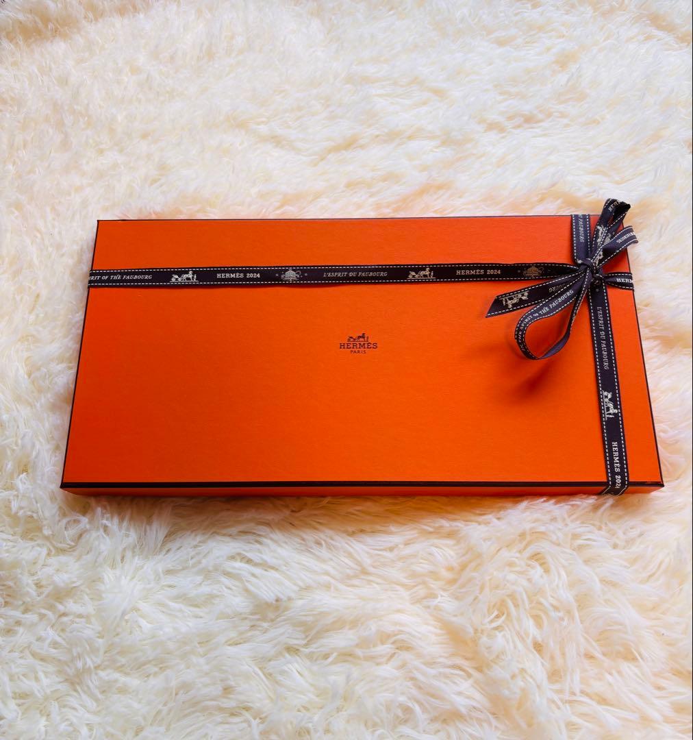 HERMES エルメス ギフトボックス セット まとめ 保存袋 リボン付き