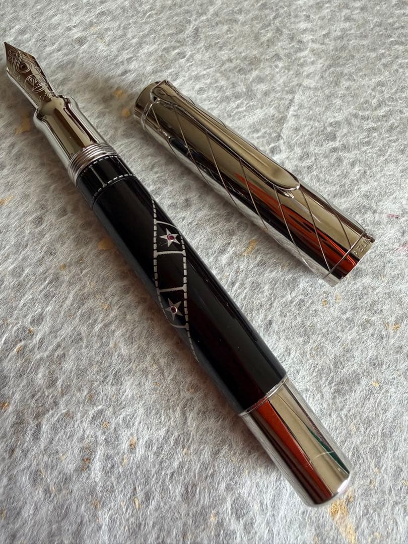 ペリカン万年筆、Pelikan Silver Screen L.E.、M1000