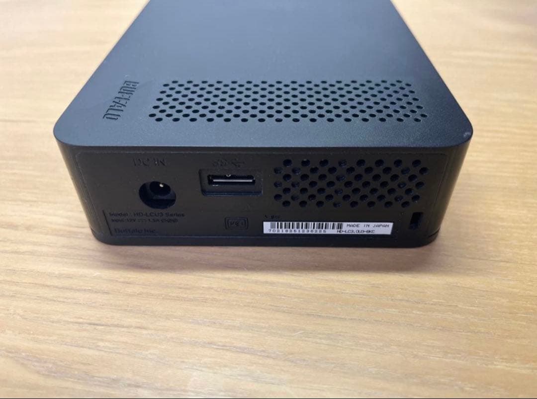 3TB TV録画 PCファイル保存 外付けHD 外付けハードディスク
