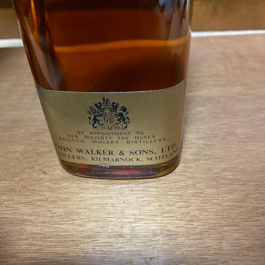 古酒Johnnie Walker Black Labelウイスキー 金キャップ