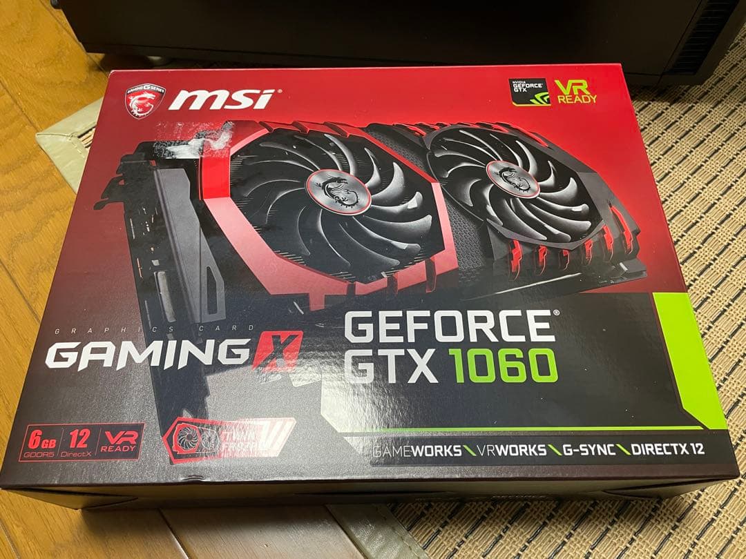 グラフィックボード・グラボ・ビデオカード MSI GeForce GTX 1060 GAMING X 6G
