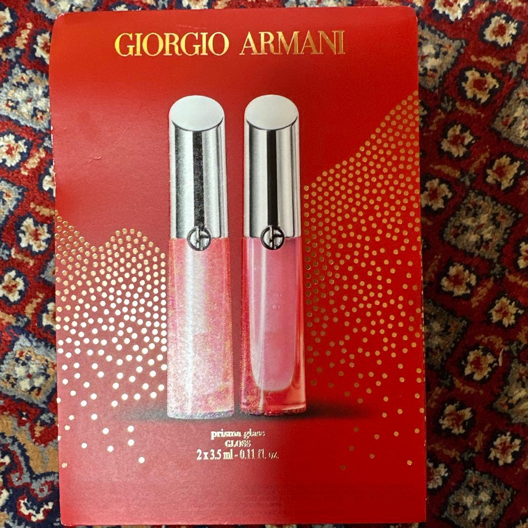 新品 Giorgio Armani ジョルジオアルマーニ　リップグロス セット