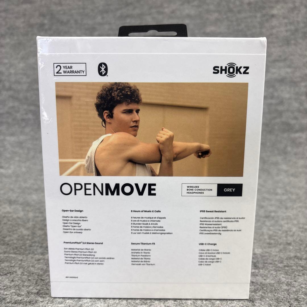 ⭐️新品⭐️SHOKZ OPENMOVE ワイヤレス骨伝導ヘッドフォン