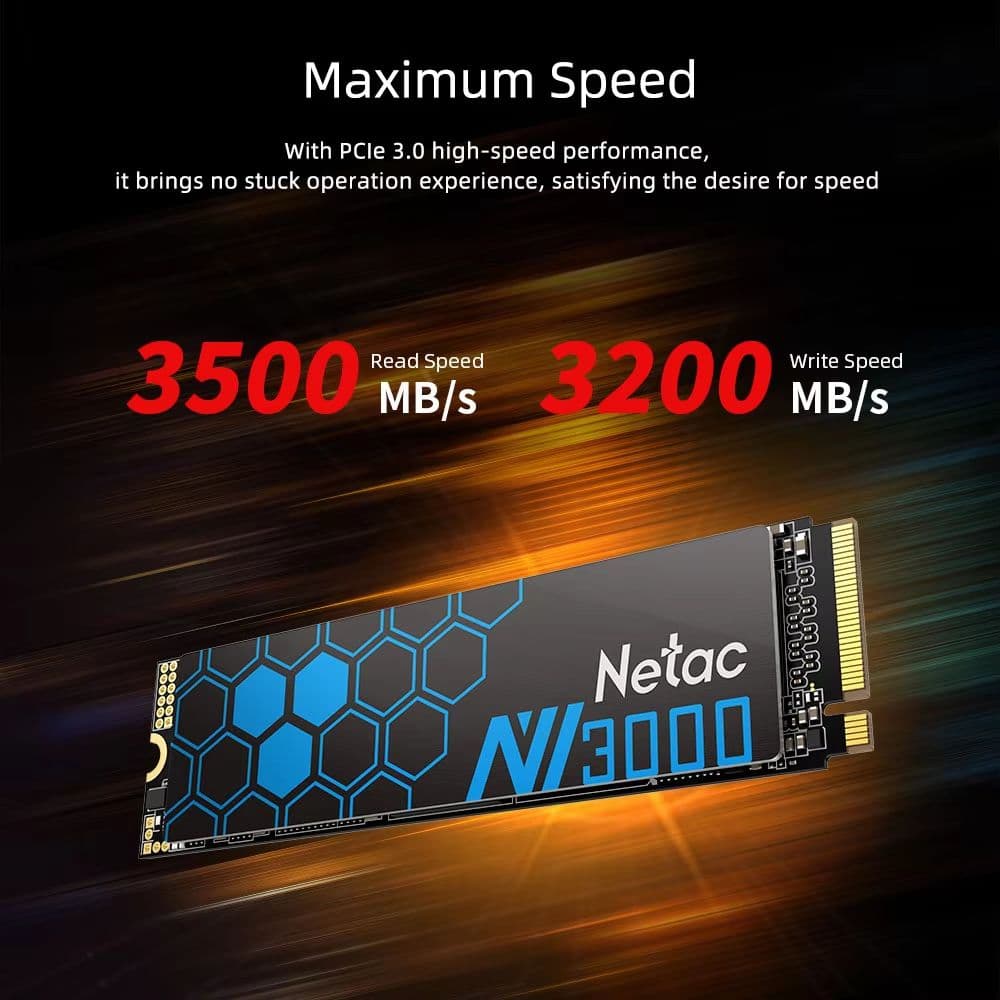 内蔵型SSD Netac NV3000 500GB SSD M.2 NVMe