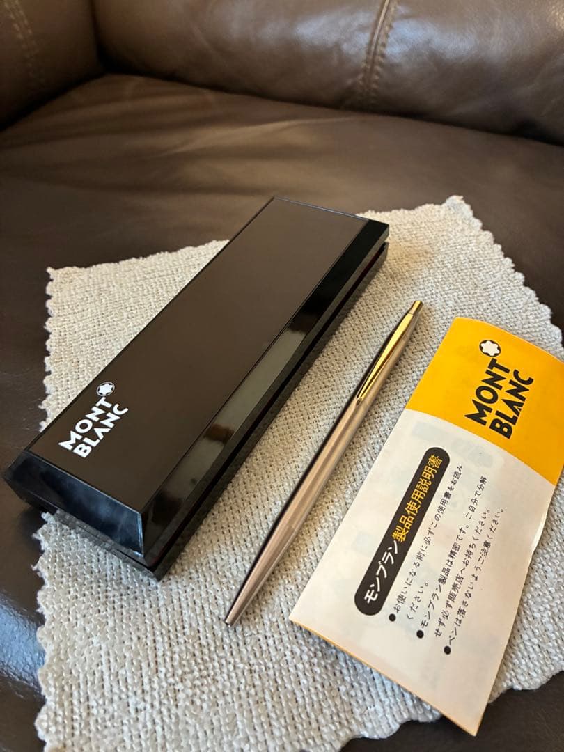 ◾️MONT BLANC モンブラン◾️ノブレス ノック式ボールペン◾️シルバー ◾️