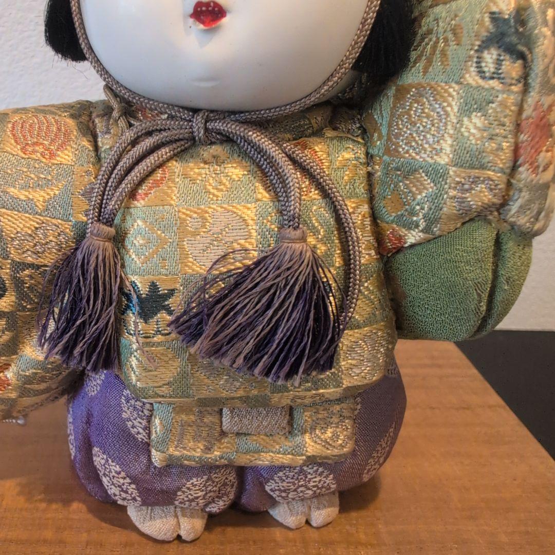 翁　木目込人形　御所人形　箱付き