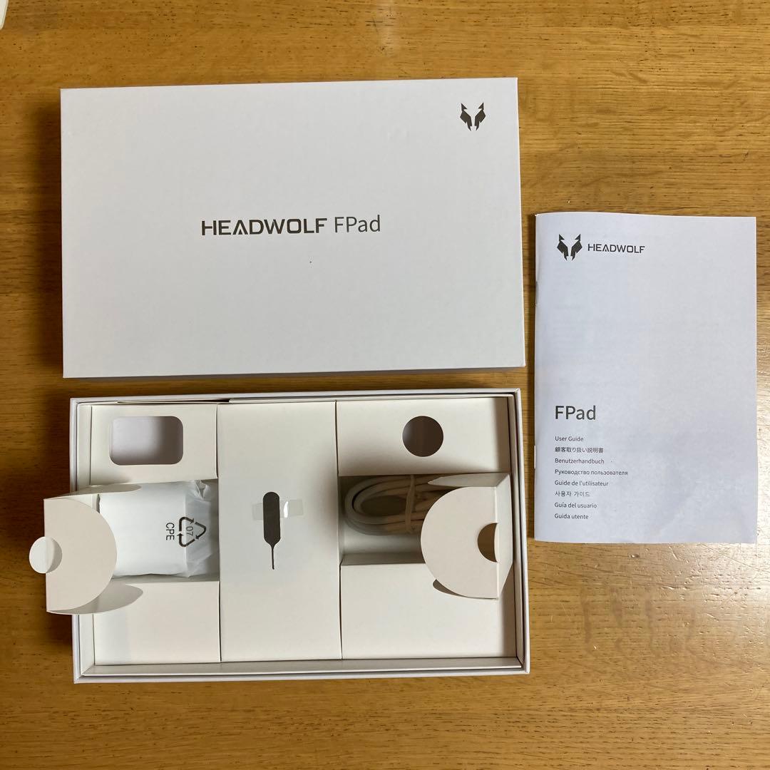 HEADWOLF F7 タブレット 256GB グレー ガラスフィルム付き