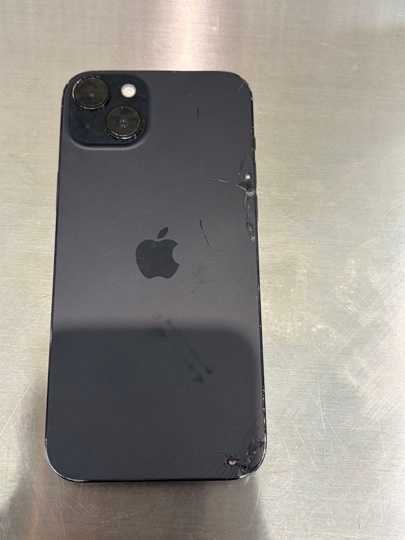 iPhone 15 Plus Black 128GB SIMフリー　本体　難あり