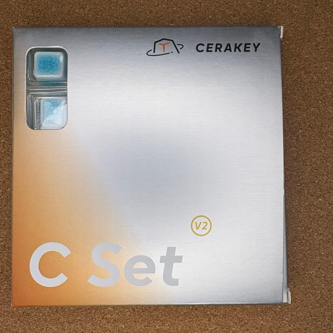 CERAKEY V2 ブルークレイズ キーキャップ 無刻印 Cセット テンキー用