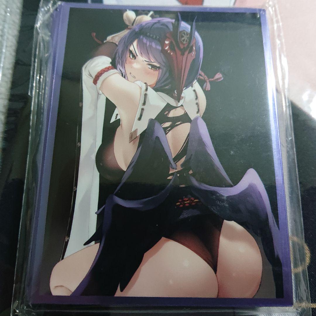 β1 原神 睨む&捕まる 九条サラ スリーブ&プレイマット