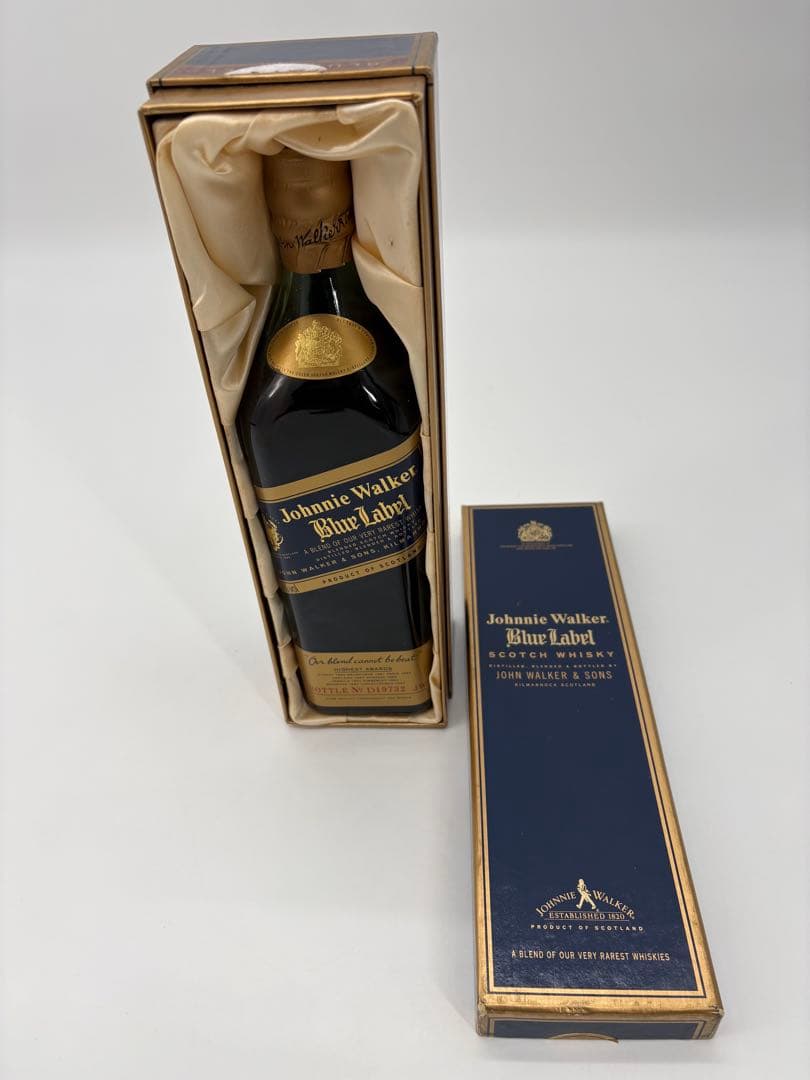 未開栓 ジョニーウォーカーブルーラベル 旧ボトル ウイスキー 750ml