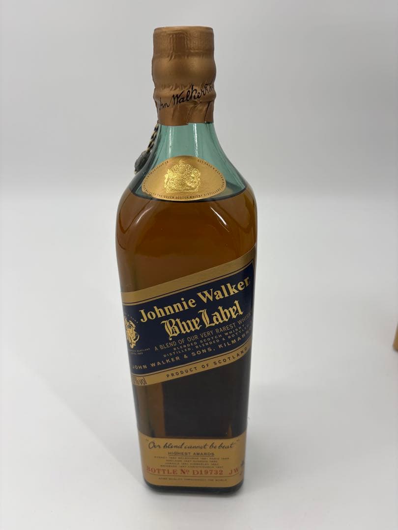 未開栓 ジョニーウォーカーブルーラベル 旧ボトル ウイスキー 750ml