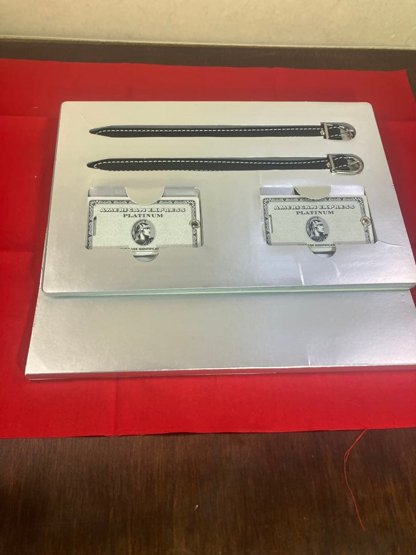 アメックス プラチナカード ラゲッジタグ　アメリカンエクスプレス　ゴルフタグ