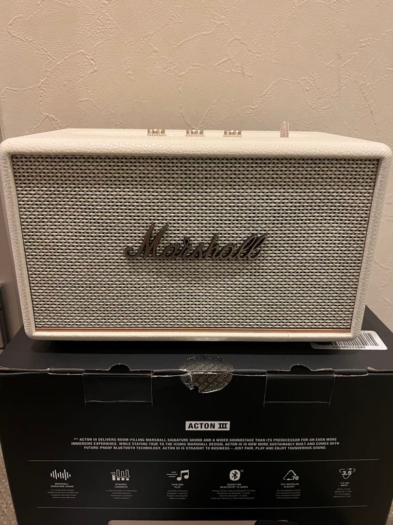 Marshall ActonⅢ Cream Bluetooth スピーカー