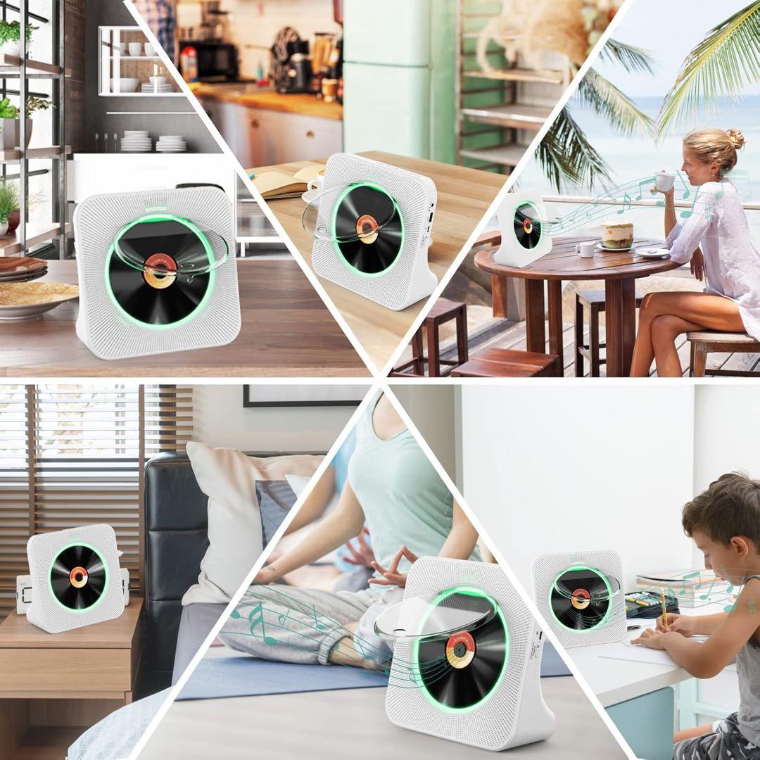 ヤ　613 ポータブルCDプレーヤー　卓上　Bluetooth スピーカー
