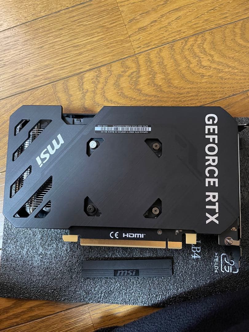 グラフィックボード・グラボ・ビデオカード MSI GeForce RTX 4060 Ti VENTUS 2X 8G