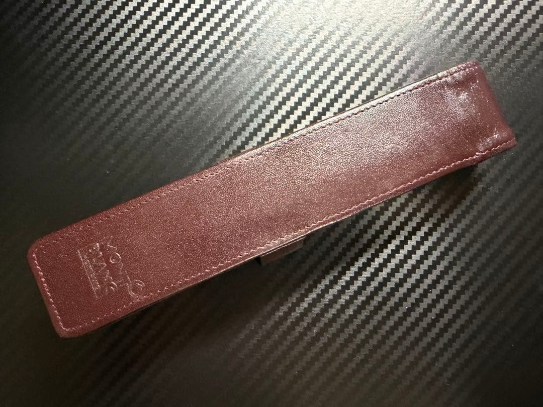 極美品 モンブラン ペンケース 1本差し ブラウン