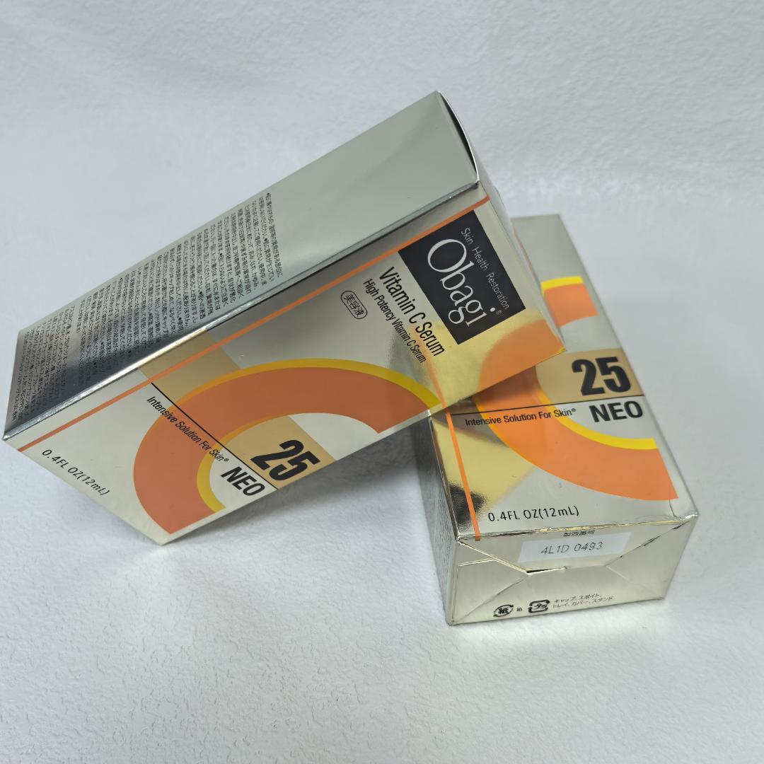 新品未開封 Obagi C25 NEO 美容液 12ml-2箱セット yqz