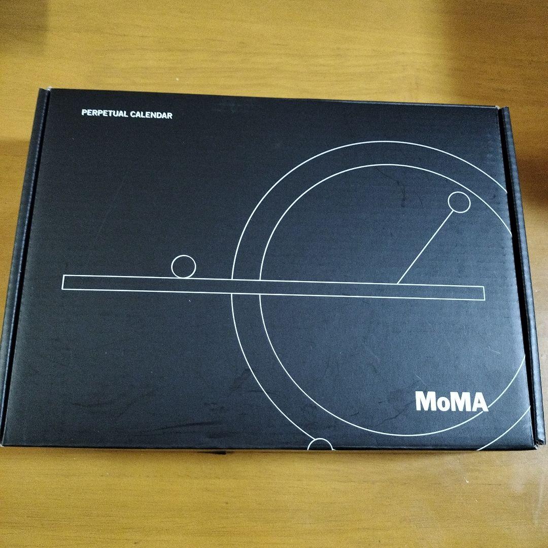 新品MoMA パーペチュアルカレンダー 黒/オレンジ