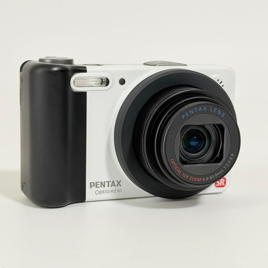 ペンタックス Optio RZ10 ホワイト コンパクトデジタルカメラ