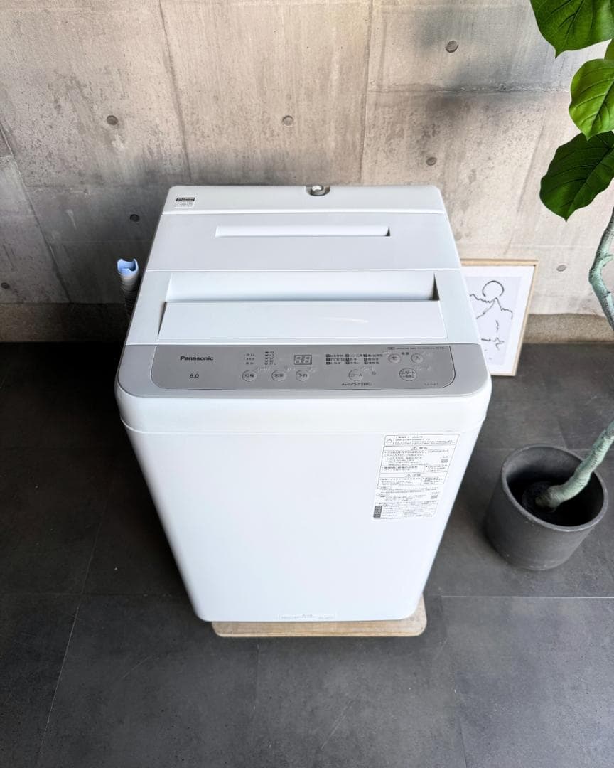 設置まで✨ Panasonic 一人暮らし洗濯機 6kg✨ 2022年製⭕️