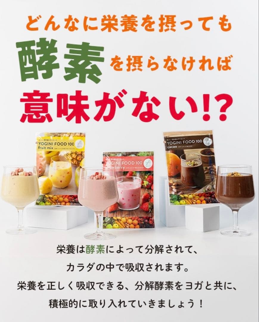 YOGINI FOOD 100 カカオ10袋 新品 ヨギーニフード