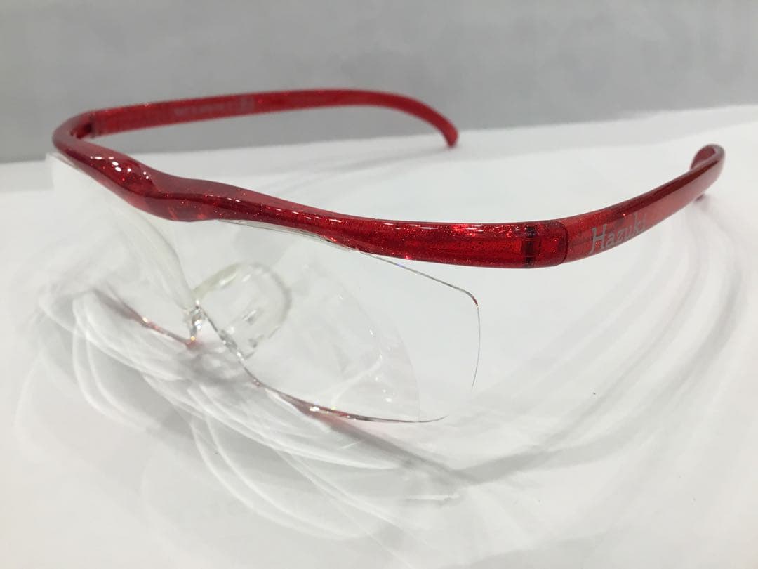 Hazuki ハズキルーペ ラージ 1.85倍 クリア ルビー 新品