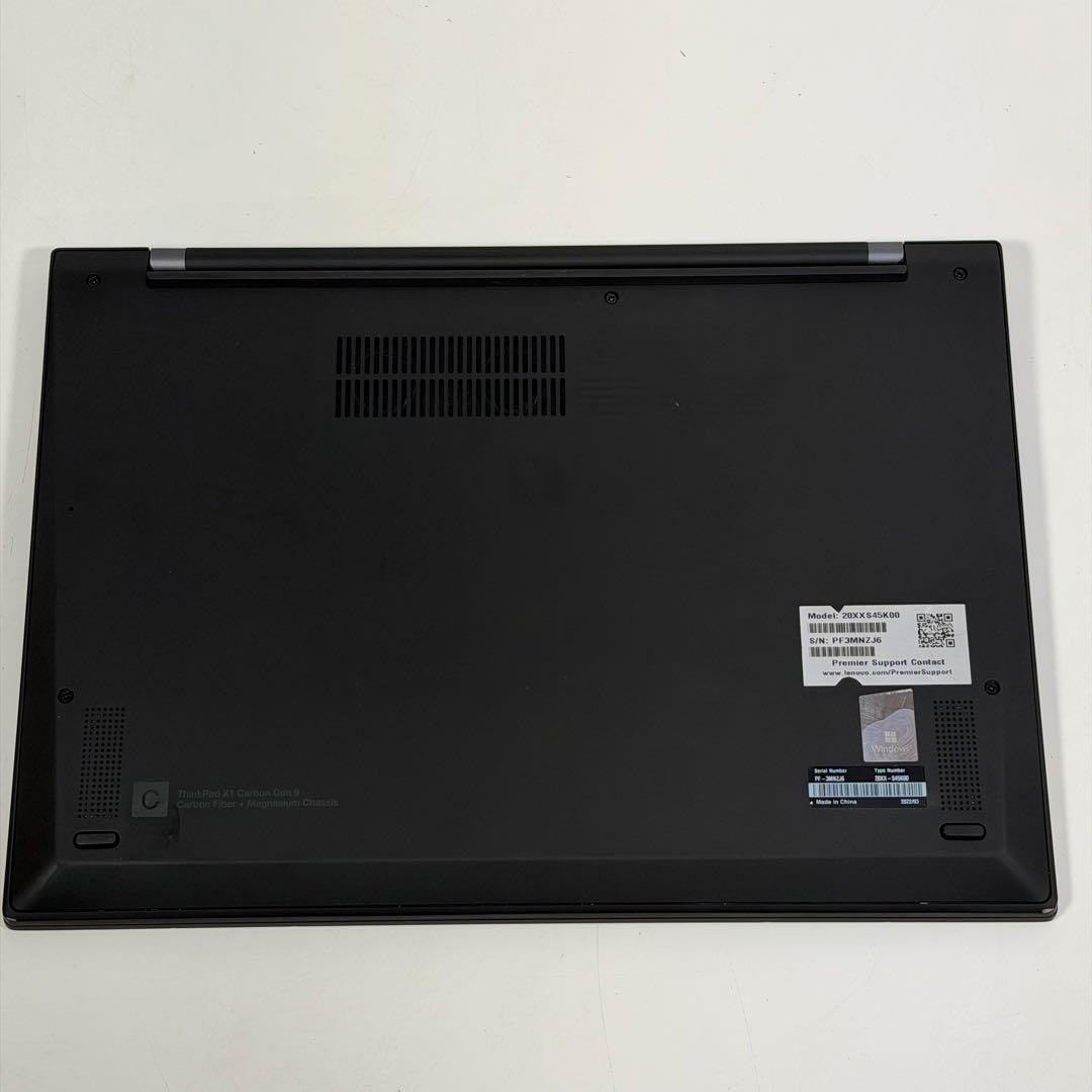 Windowsノート本体 62.Lenovo X1CarbonGen9 i5-11/256GB 8GB