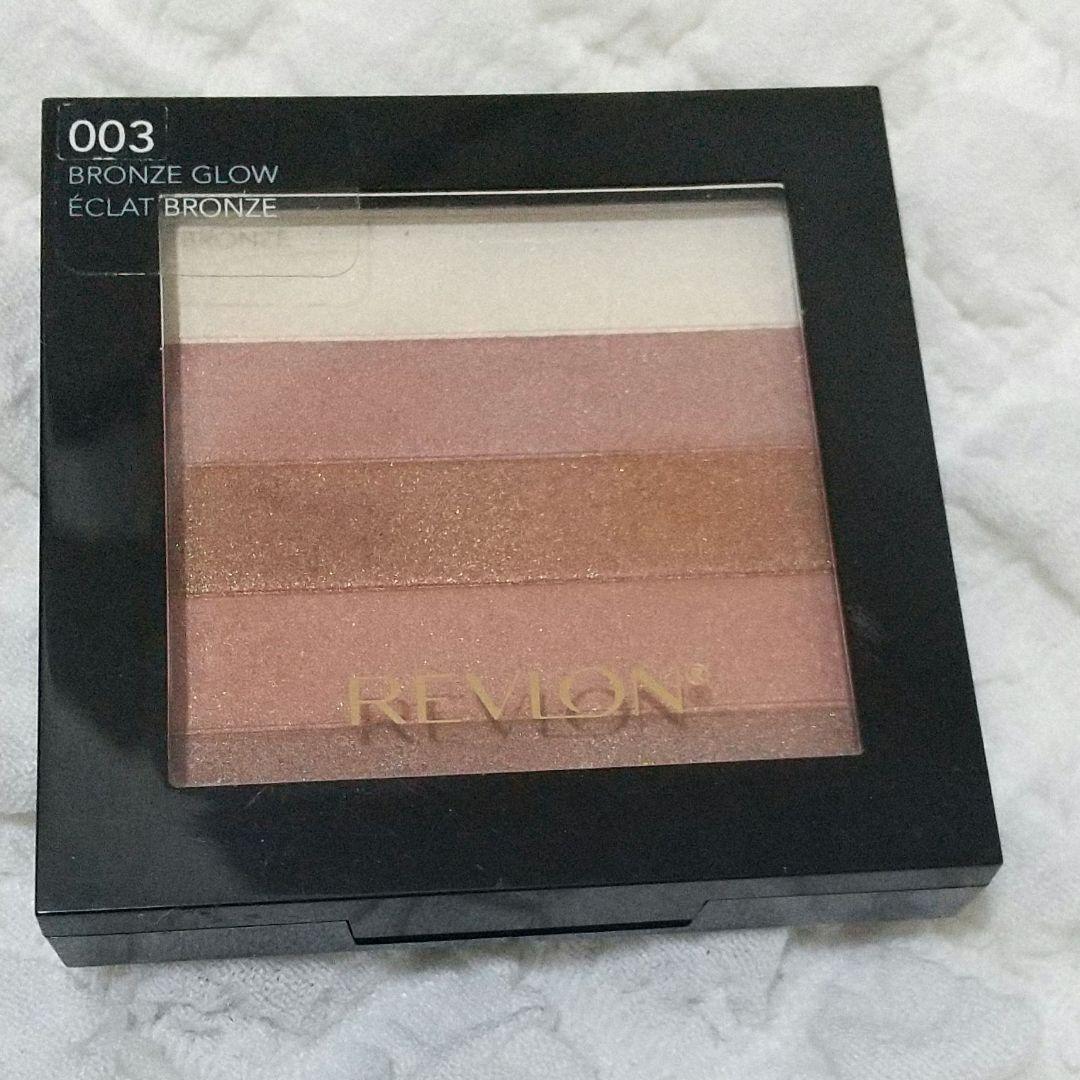 REVLON パウダーチーク 3種10個セット 天然毛ブラシ パフ プレゼント付