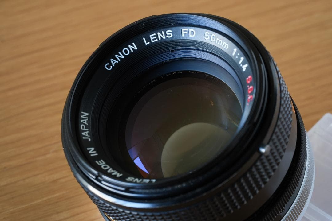 Canon New F-1 モータードライブ付き FD 50mm F1.4