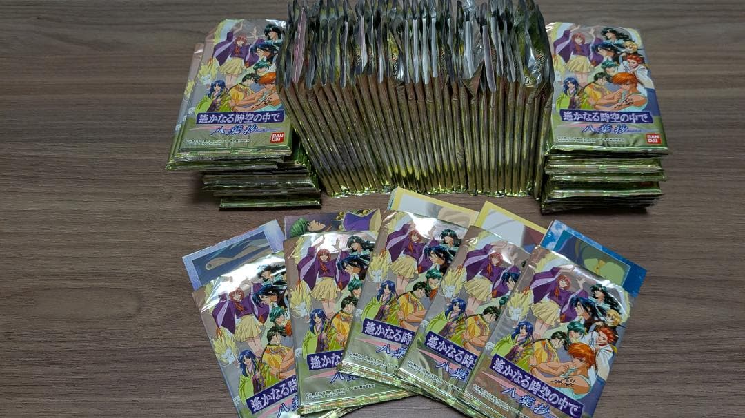 遙かなる時空の中で八葉抄カードダス開封済60パック未開封11パック+バラ290枚