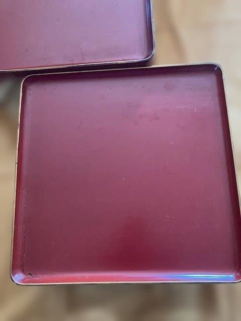 朱塗漆器お膳2台で和食ライフに彩りを！