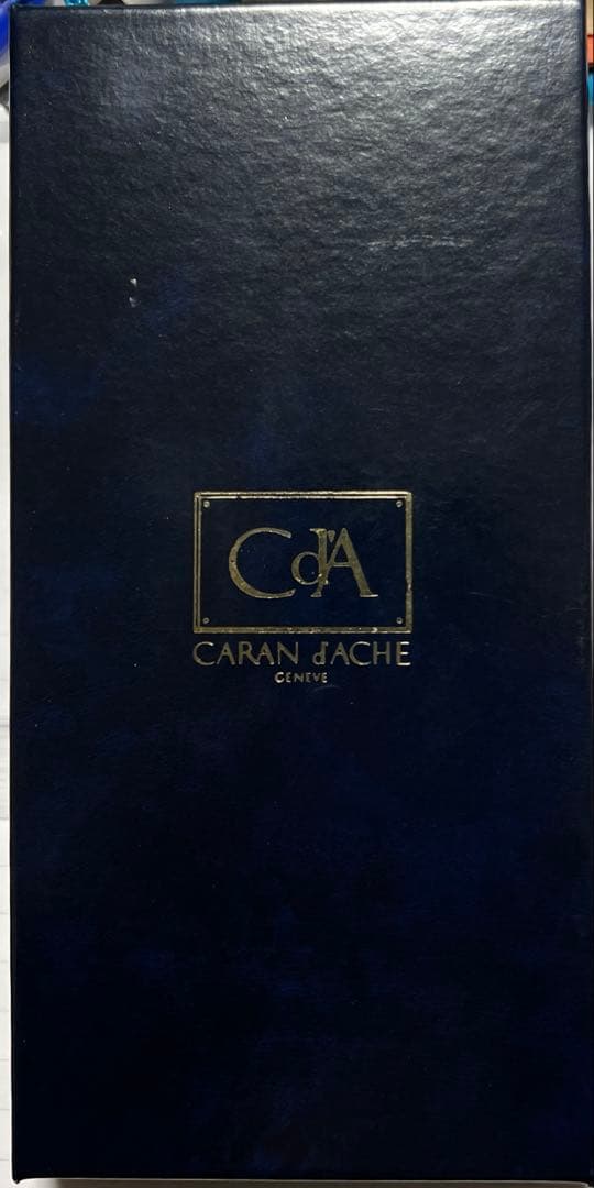 大幅値下げ‼️CARAN D’ACHE エクリドール シェブロン 金張りボールペン